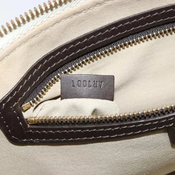 LOUIS VUITTON Monogram Mini Alma Ron Hand Bag Khaki - Picture 11 of 16